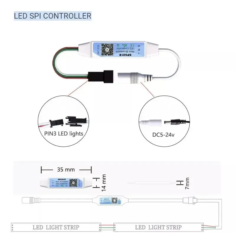 ریسه ال ای دی RGB مدل Modern.moods طول 5 متر