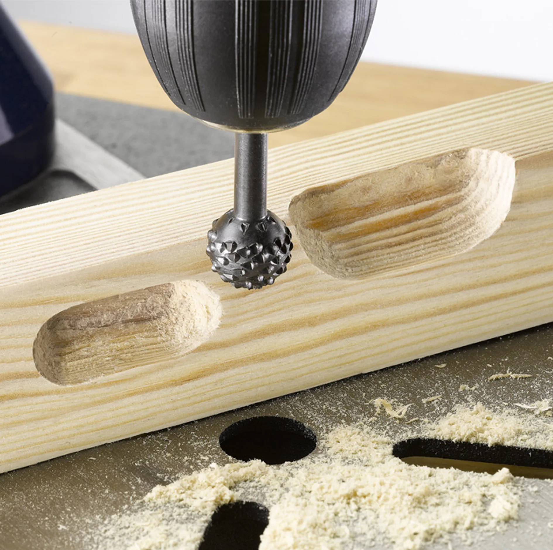 مته چوب ساب سردریلی مدل توپی کد 03 قطر ساقه 6.2 میلی متر