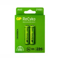 باتری تلفن جی پی مدل ReCyKo AA REACHARGABLE 2100mAh بسته 2 عددی