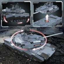 ساختنی 1192 تکه مولد کینگ مدل 20036 تانک ABRAMS-X