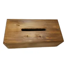 جعبه دستمال کاغذی مدل چوب روسی کد 02