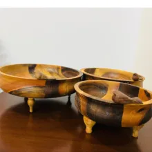 ظرف پذیرایی مدل خمره ای مجموعه 3 عددی