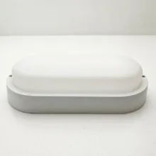 چراغ حمام دیواری پرتو درخشان مدل واترپروف IP65 طرح روکار بیضی