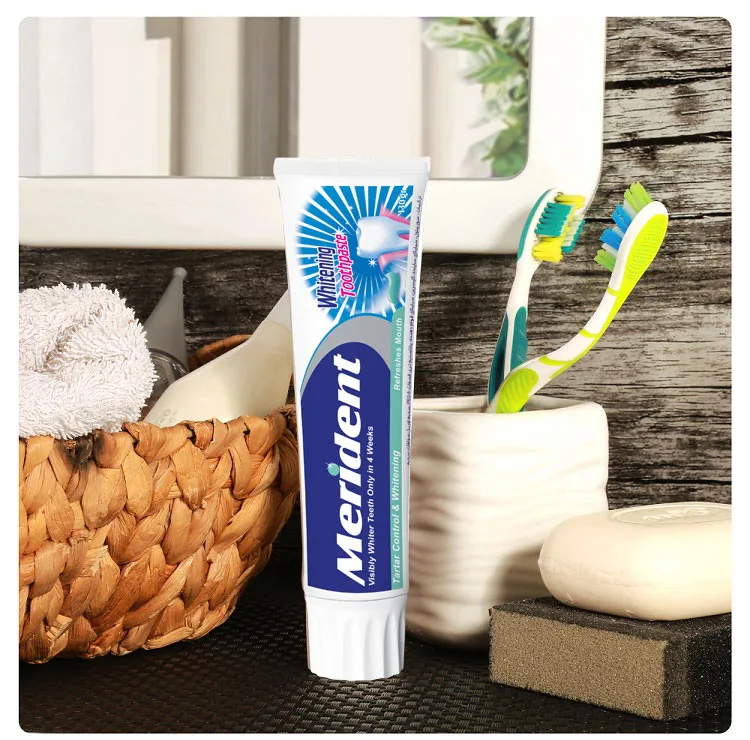 خمیر دندان مریدنت مدل Whitening وزن 130 گرم بسته 3 عددی