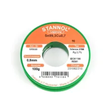 سیم لحیم استانول مدل Sn99,3C0,7 کد 8mm – وزن 100 گرم