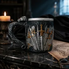 ماگ طرح شمشیر مدل آلومینیومی گیم آف ترونز (game of thrones)