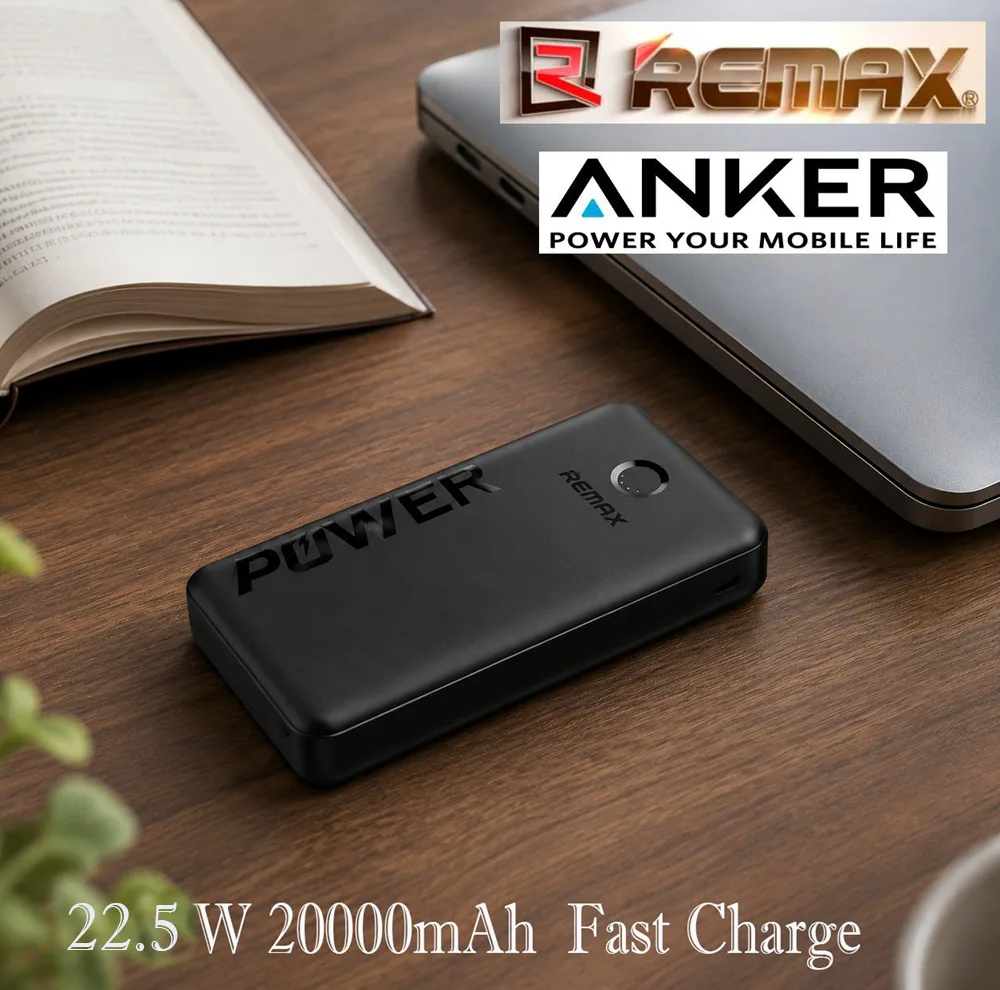 پاوربانک 22.5 وات ریمکس مدل A1286-325 Powercore ظرفیت 20000 میلی آمپر ساعت
