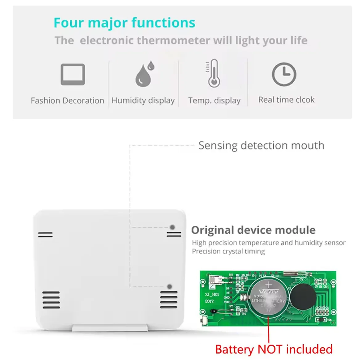 دما سنج و رطوبت سنج مدل PD-WDJ-01