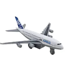 هواپیما بازی ناب سل مدل ایرباس A380 فلزی عقب کش کد  AIRBUS A380  AIRCRAFT NAAB002