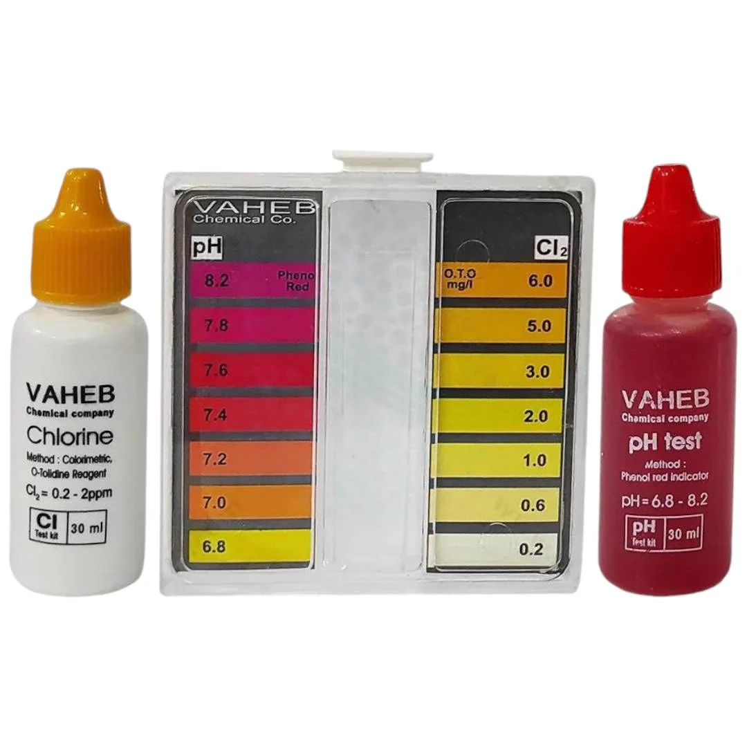 کیت تست کلر و PH آب استخر واهب مدل CL AND PH