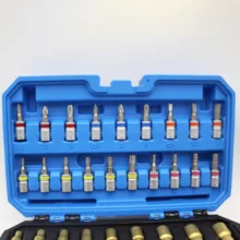 جعبه آچار بکس پاور فیکس مدل YP-1/4INCH مجموعه 37 عددی