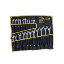 آچار یکسر تخت و یکسر رینگی تاپکس مدل SMT-TOPEXPLUS-22PCS-8-32MM مجموعه 22عددی
