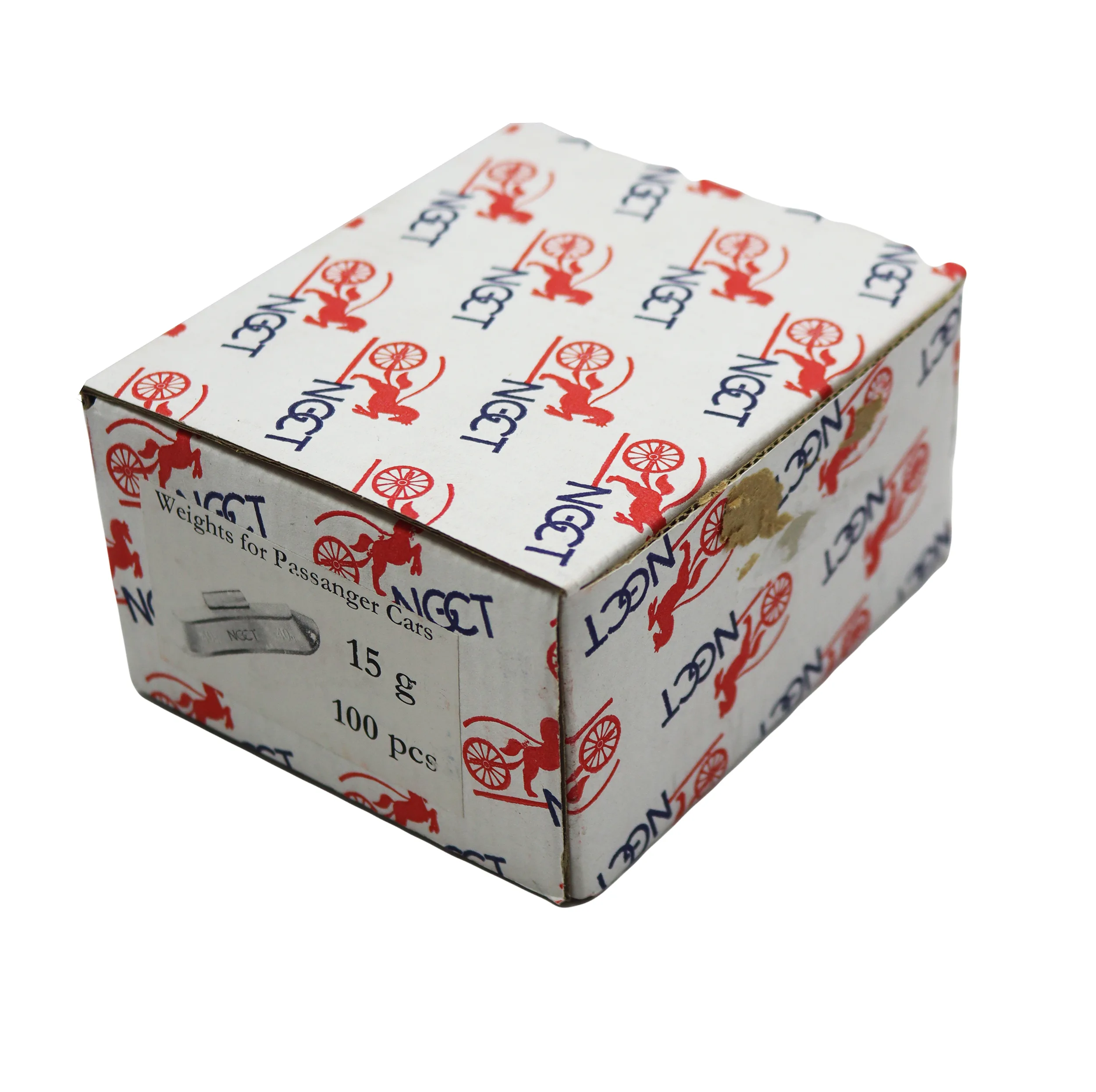 سرب بالانس لاستیک ان جی سی تی مدل گیره ای کد YP-15GR مجموعه 100 عددی