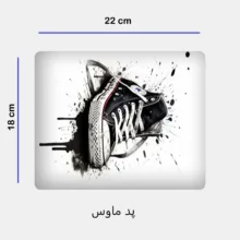ست ماگ زیر لیوانی و پد ماوس مدل کفش کد 115