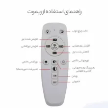 لوستر مدل دو حلقه مدرن