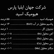 کود هیومیک اسید جامد رایتو مدل پودری وزن 1 کیلوگرم