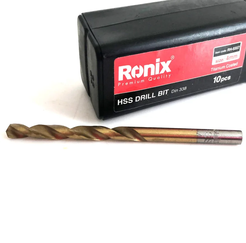 مته آهن رونیکس کد 5557 RH سایز 4 میلیمتر بسته 10 عددی