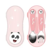 ست قاشق چنگال کودک مینیسو مدل Panda