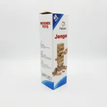 بازی فکری تعادلی دورهمی مدل Jenga 48، مناسب 1 تا 4 نفر، با زمان بازی کمتر از 30 دقیقه، درجه سختی متوسط و مناسب 3 سال به بالا