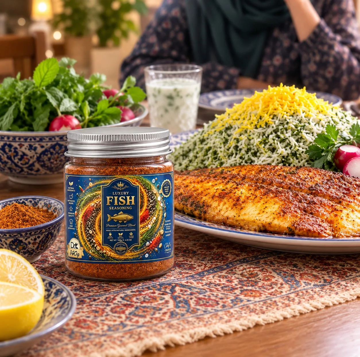 ادویه گوشت، ادویه مرغ، ادویه ماهی و چاشنی سبزیجات دکترتی - 620 گرم