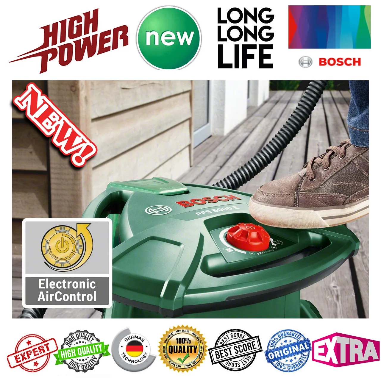 پیستوله برقی بوش مدل PFS 5000 کد All Paint/Advanced