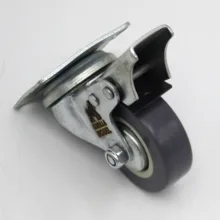 چرخ گردان ترمزدار کفی دار مدل گوریلا کد YPT-LASTIK-KAFI-50MM