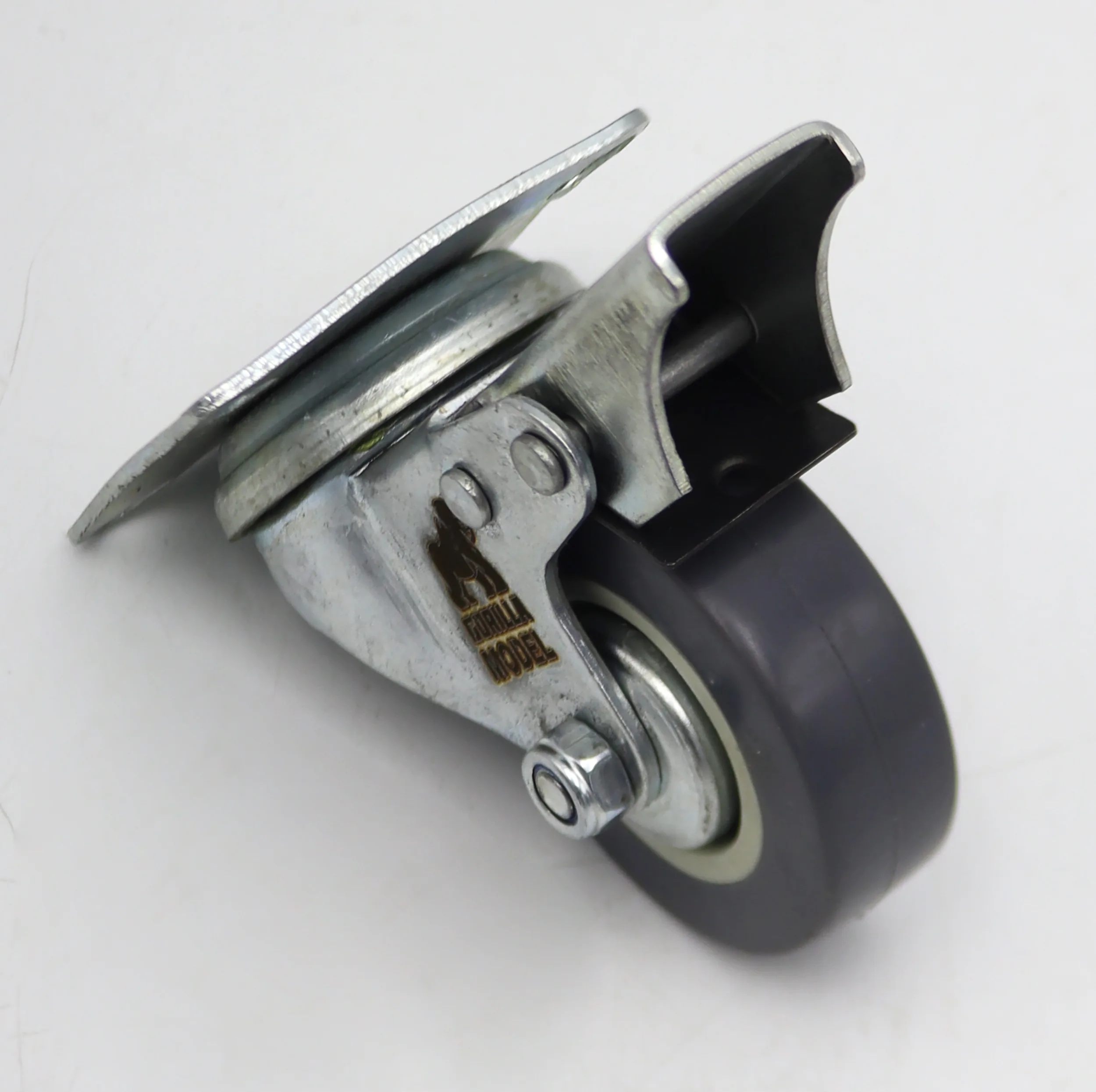چرخ گردان ترمزدار کفی دار مدل گوریلا کد YPT-LASTIK-KAFI-50MM