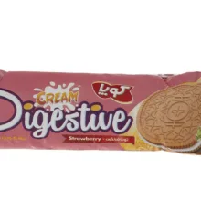 بیسکوییت مینی دایجستیو کرمدار توت فرنگی کوپا - 83 گرم