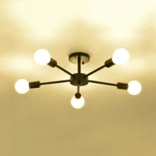 لوستر 5 شعله کد  h3