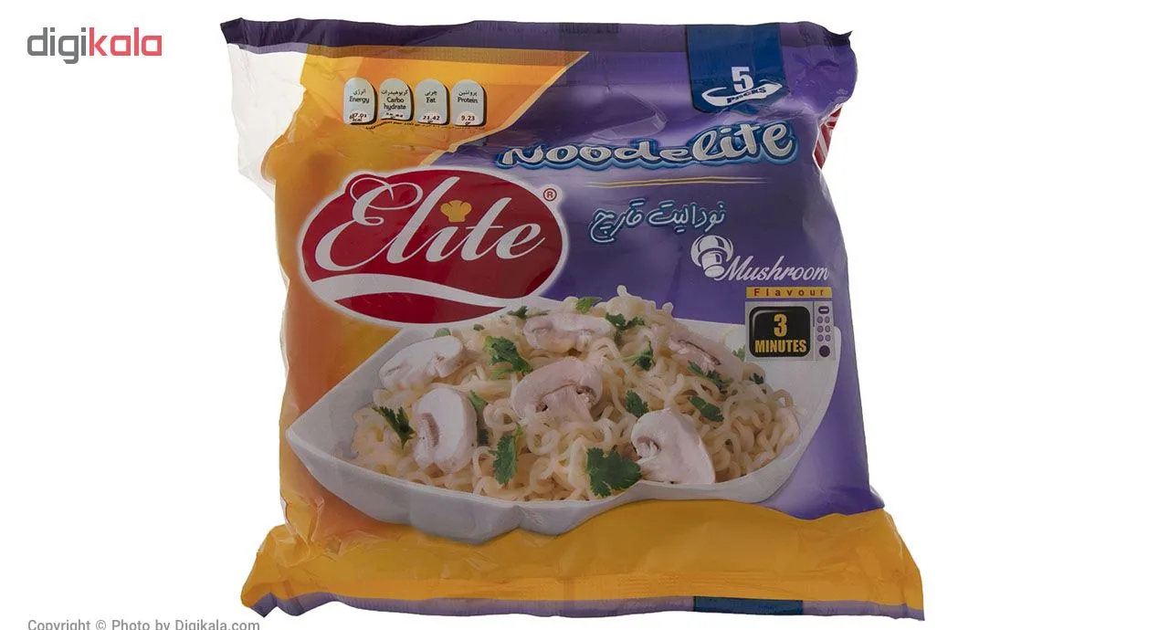 نودل با طعم قارچ الیت - 375 گرم