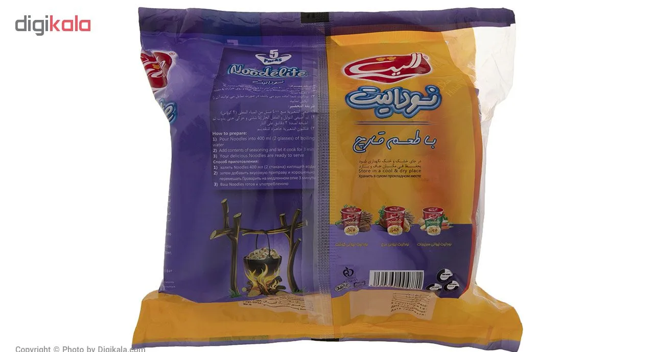 نودل با طعم قارچ الیت - 375 گرم