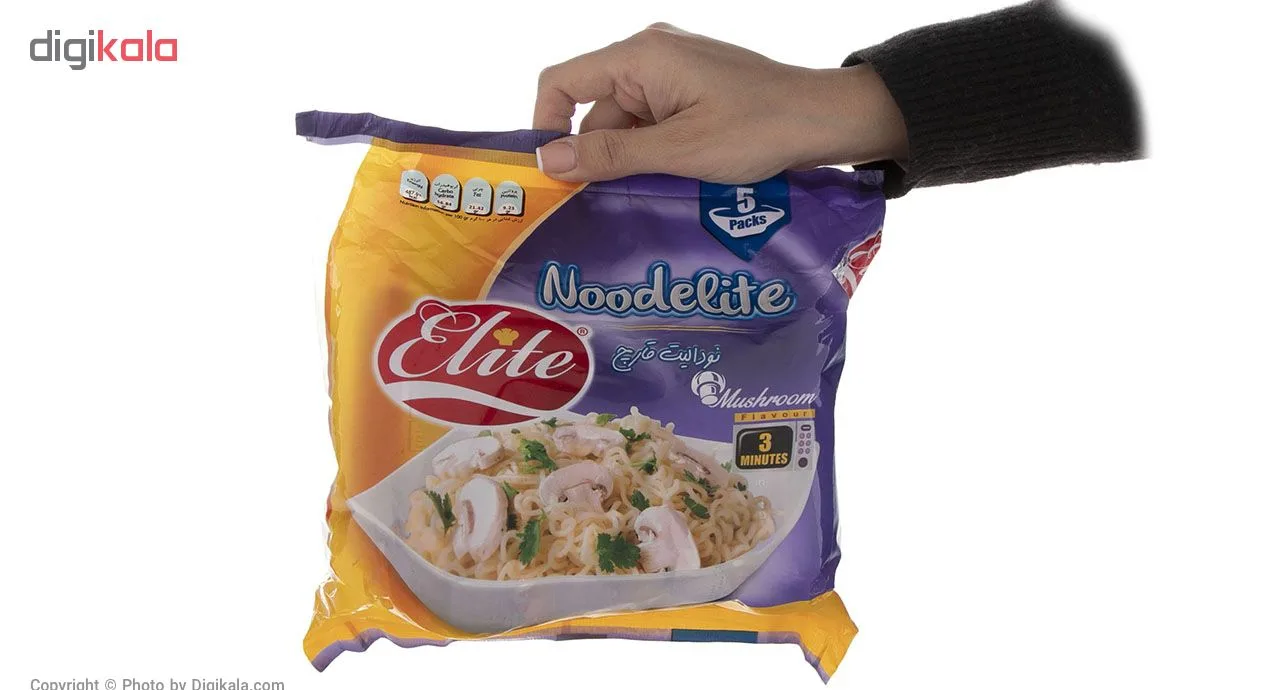 نودل با طعم قارچ الیت - 375 گرم
