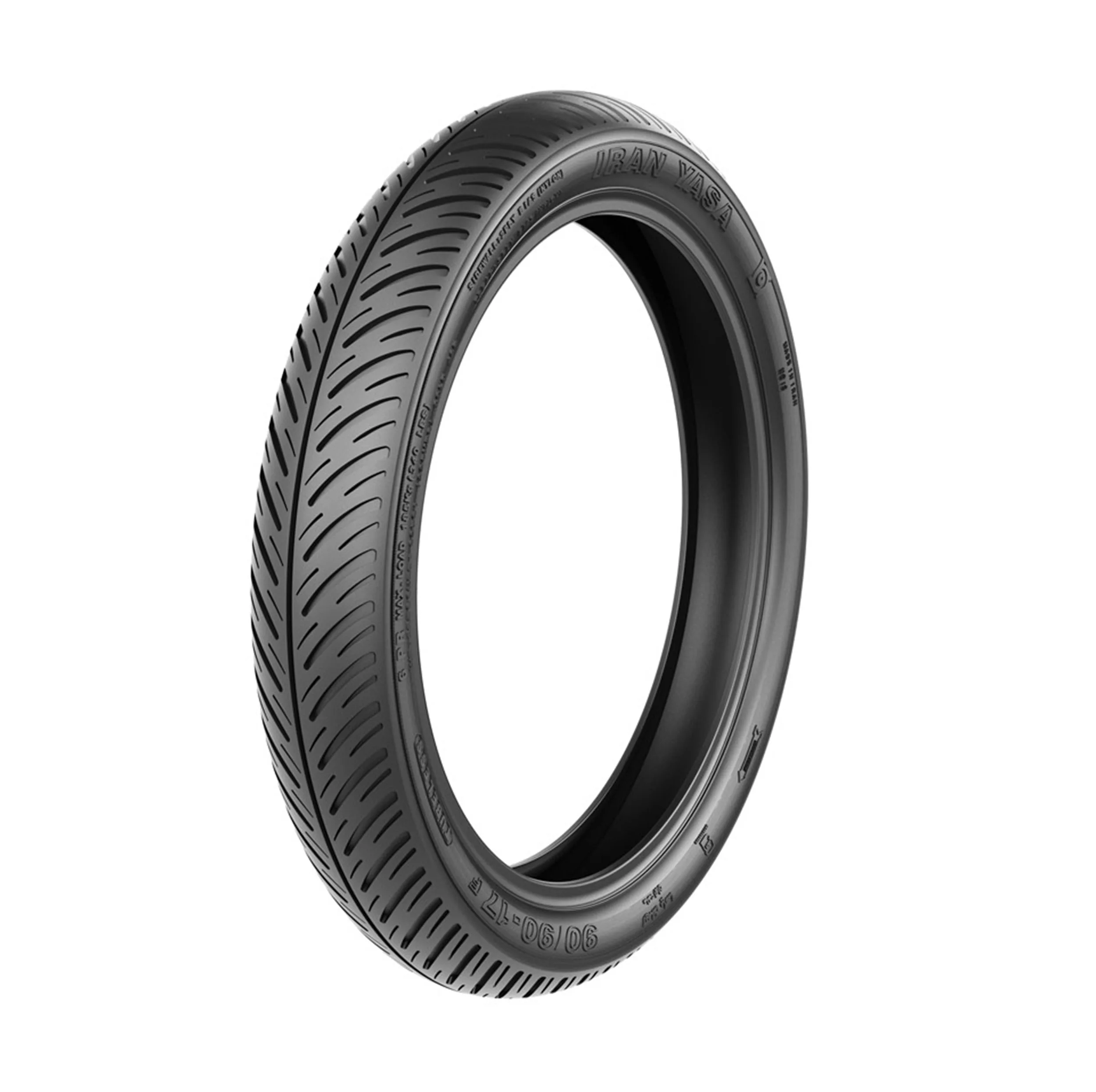 لاستیک موتورسیکلت ایران یاسا مدل تیوبلس سایز 17-90/90 F