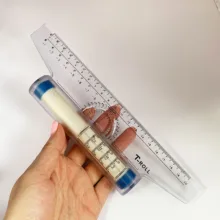 خط کش 20 سانتی متری مدل T-Roll مجموعه دو عددی