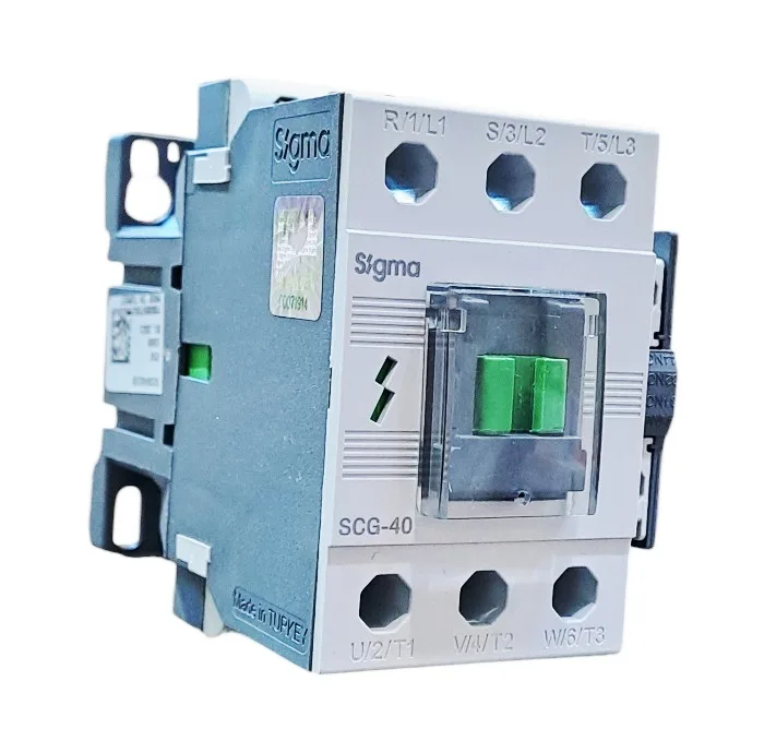 کنتاکتور 40 آمپر سه فاز سیگما کد SCG-40