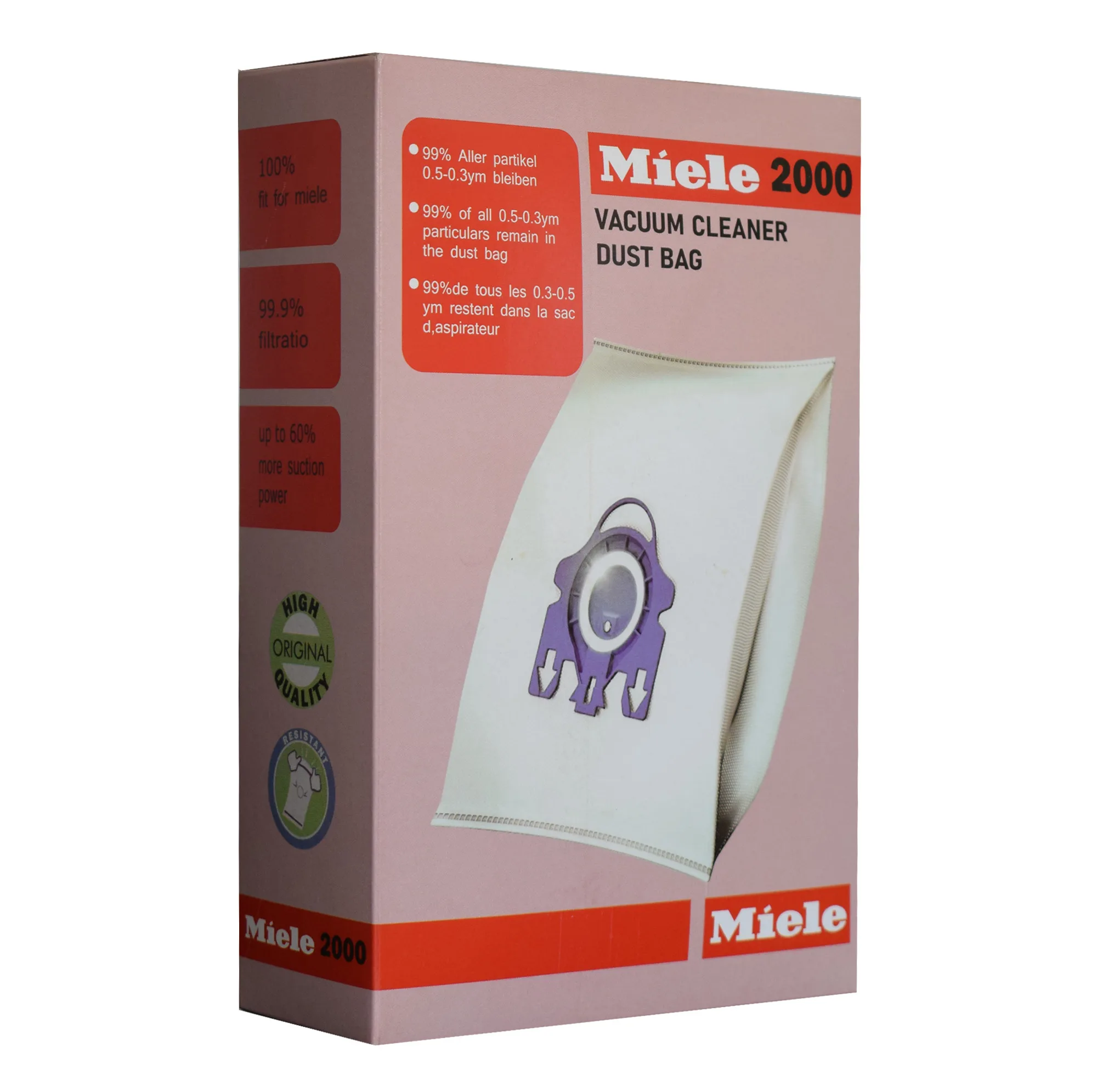 پاکت جاروبرقی مدل mi مناسب جاروبرقی میله C2 SFAF3 بسته 4 عددی