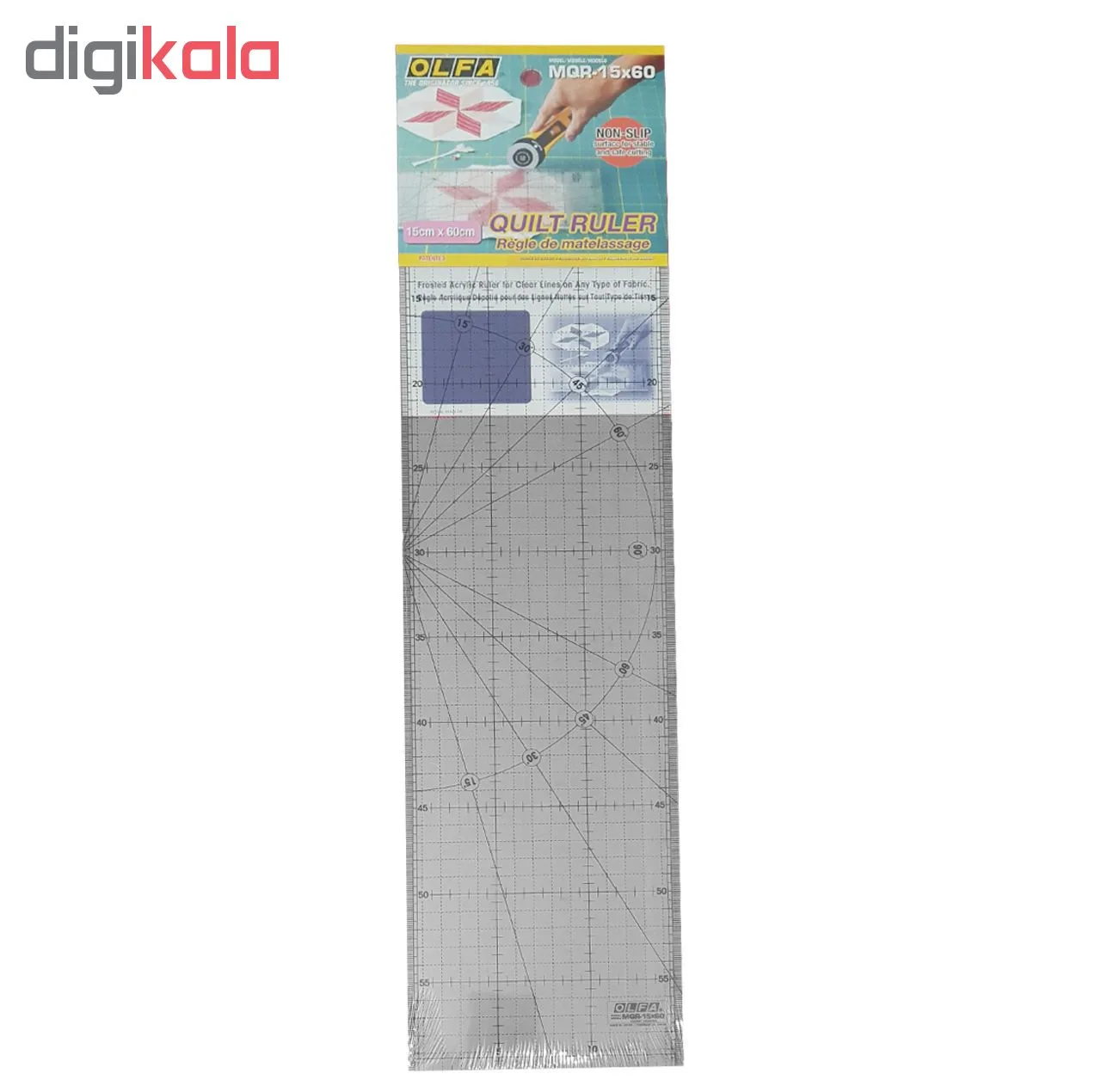 خط کش الفا مدل MQR-15×60