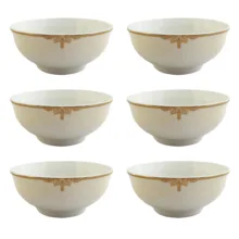 کاسه آبگوشت خوری چینی پارس کد 19-463 بسته 6 عددی