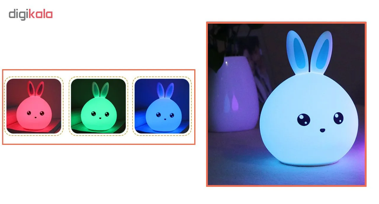 چراغ خواب کودک مدل Rabbit