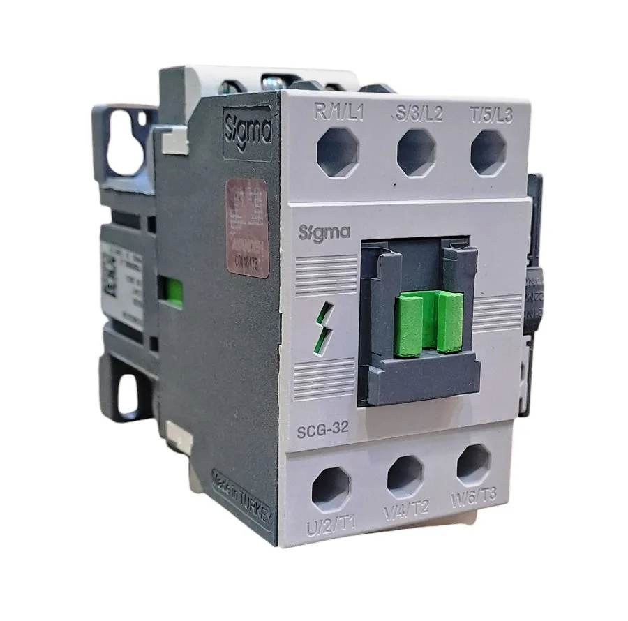 کنتاکتور 32 آمپر سه فاز سیگما کد SCG-32