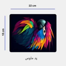 ماگ مدل طوطی کد 111 به همراه زیر لیوانی و پد ماوس