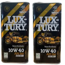 روغن موتور سیکلت تمام سنتتیک بوش مدل SM 10W-40 حجم 1.3 لیتر بسته 2 عددی