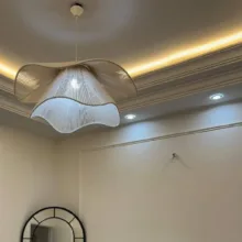 لوستر بافتنی مدل لاله