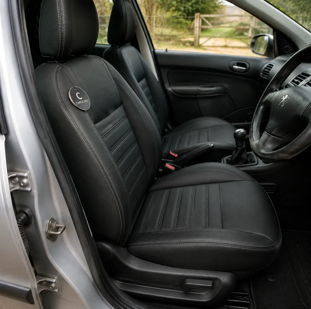 روکش صندلی خودرو چرمی 10 تکه کارولند مدل M-1 مناسب برای شاهین