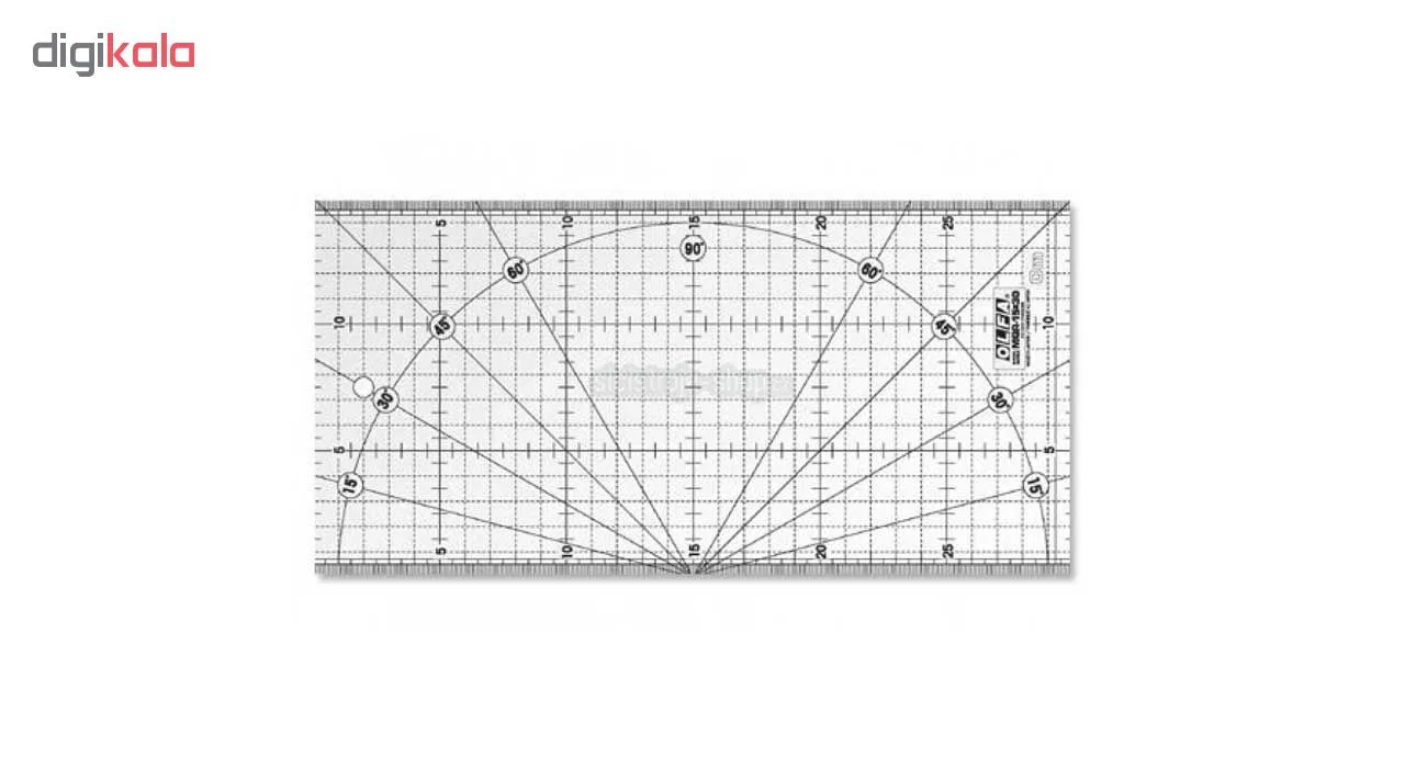 خط کش الفا کد MQR-15*30