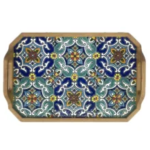 سینی کاشی کاری مدل بوستان ۱