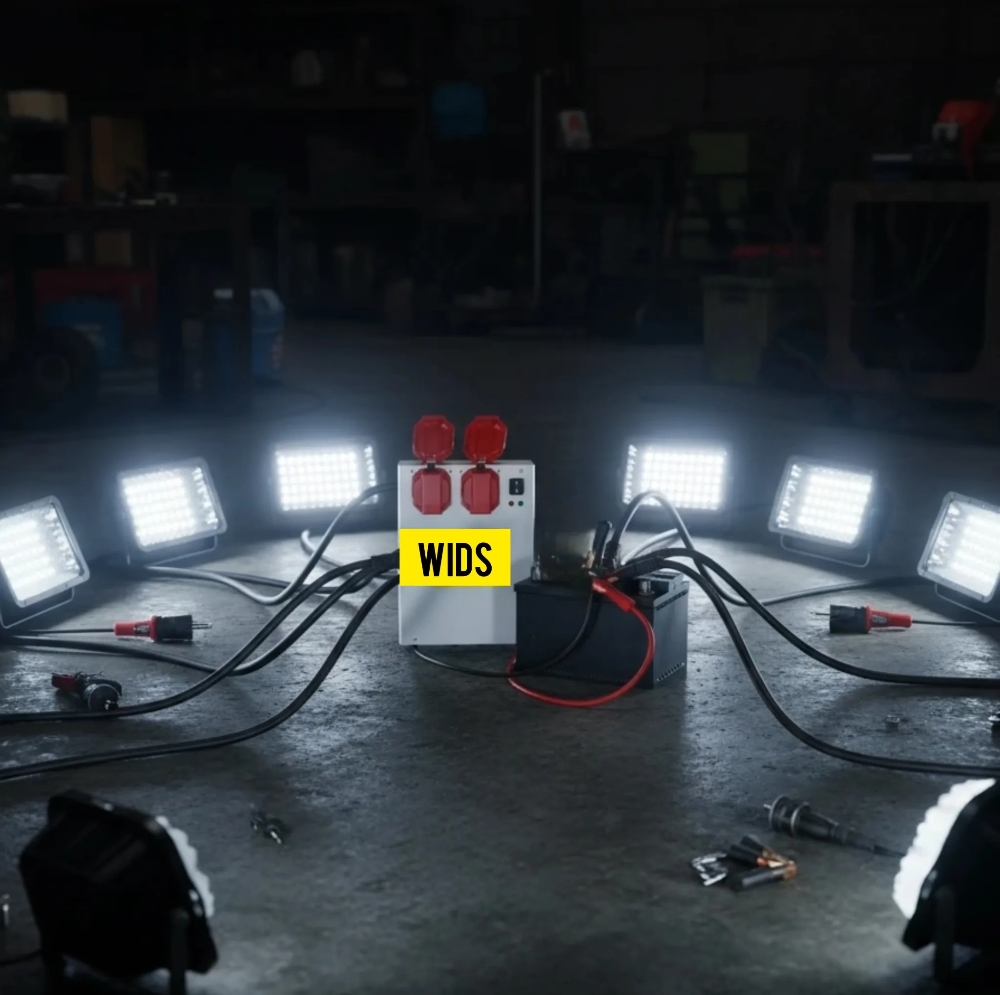 مبدل برق خودرو ویدز مدل12V-TO-220V-1200W