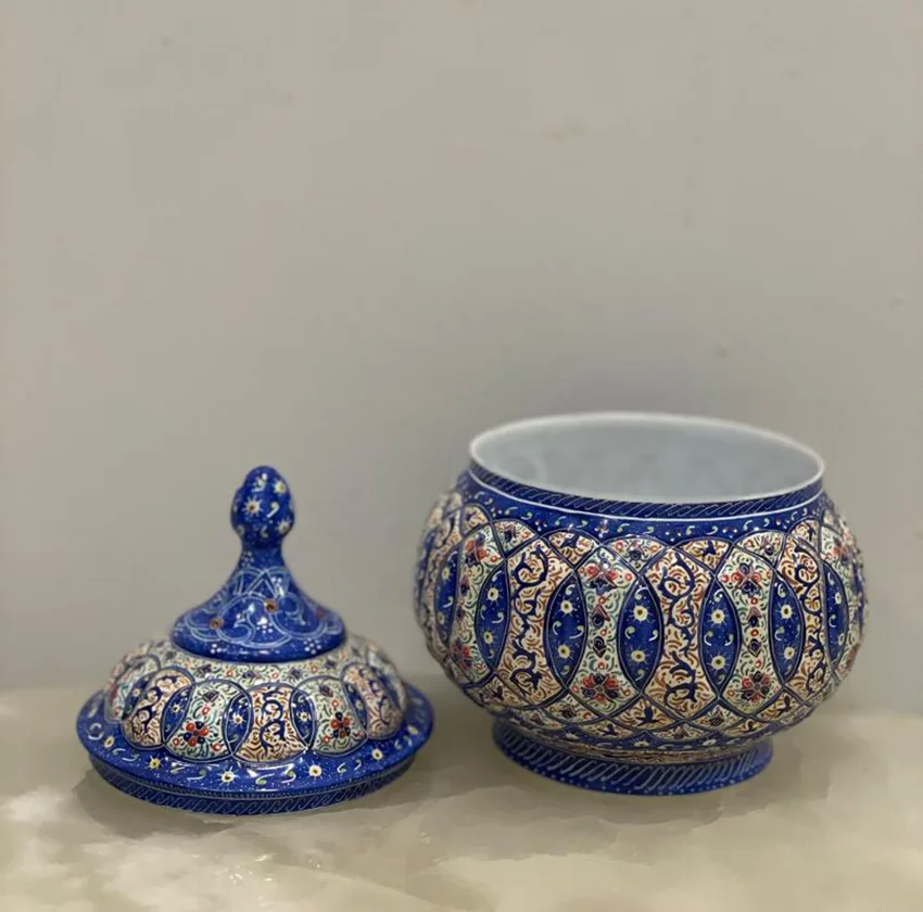 قندان میناکاری اسماعیلی کد 841159-3