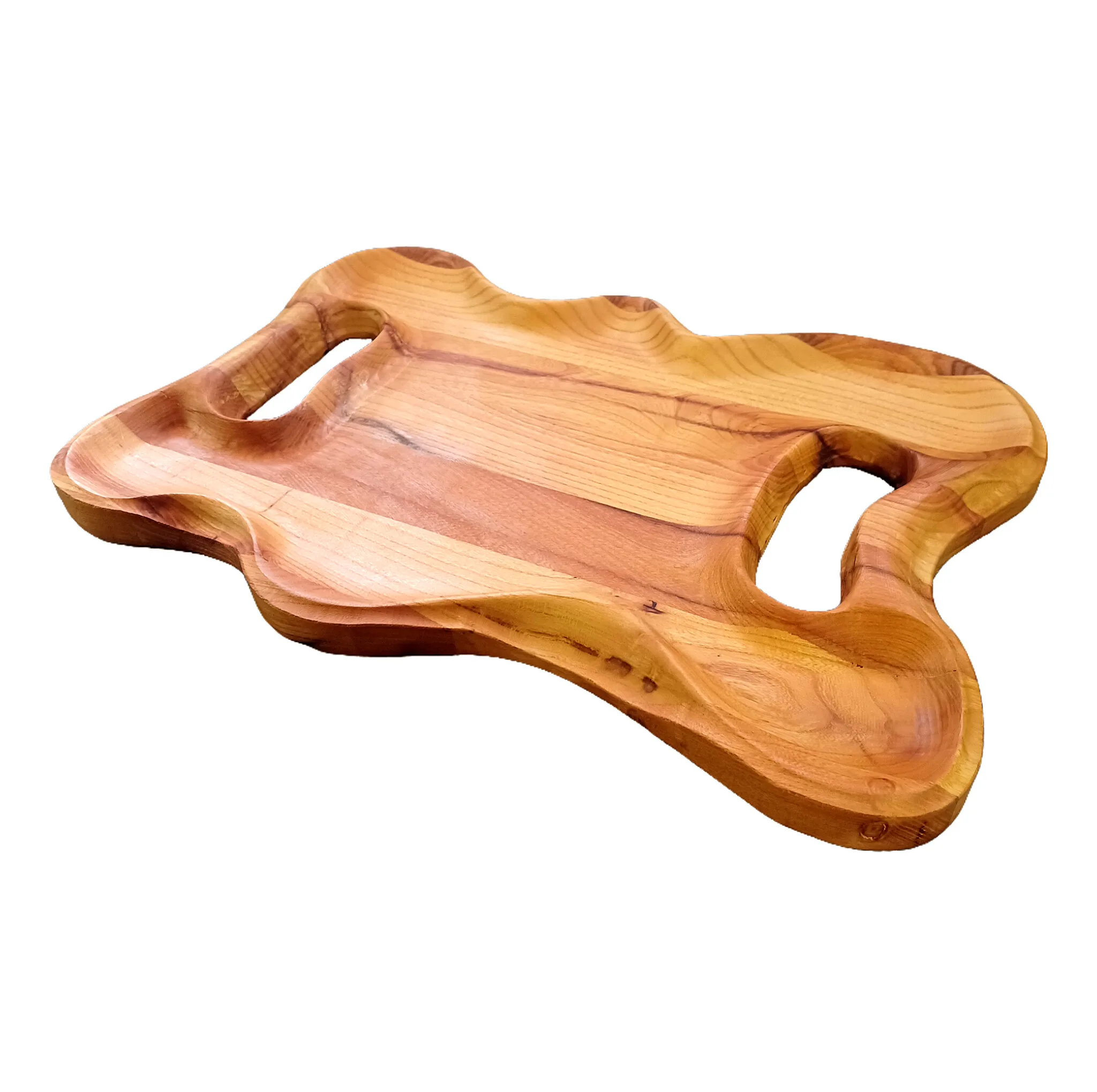 سینی دسته دار مدل دفرمه سایز 28×41 سانتی متر