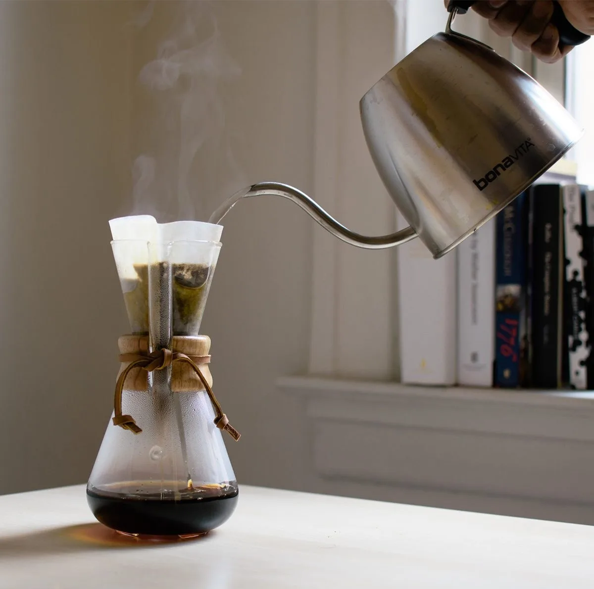 فیلتر قهوه ساز مدل کمکس 6CUP  بسته 40 عددی